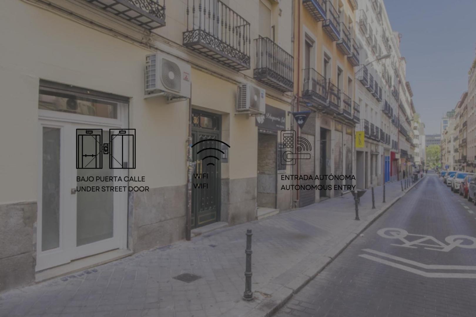 شقة Cool Deluxe Interior Design A 2 Min De Gran Via مدريد المظهر الخارجي الصورة